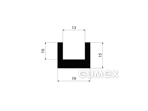 GUMMIPROFILE U-FORM - EPDM